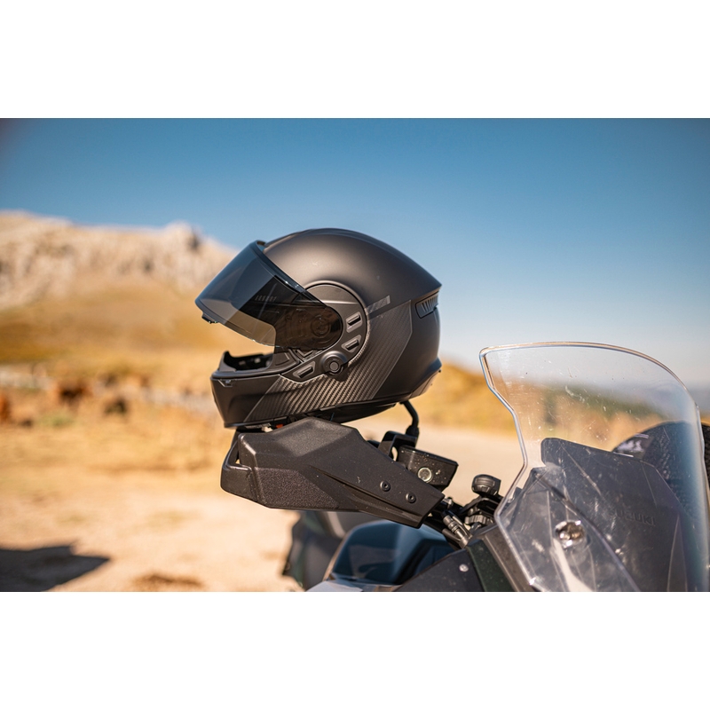 Κράνος μοτοσικλέτας Cardo Beyond GTS full face, μαύρο