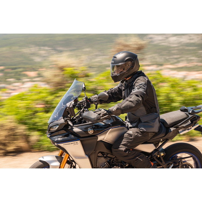 Κράνος μοτοσικλέτας Cardo Beyond GTS full face, μαύρο