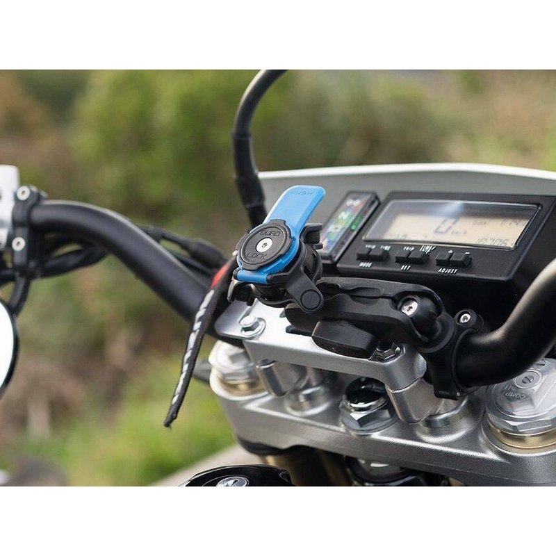 Βάση στήριξης τηλεφώνου Quad Lock® 360 με μοχλό απελευθέρωσης μπλε-μαύρο