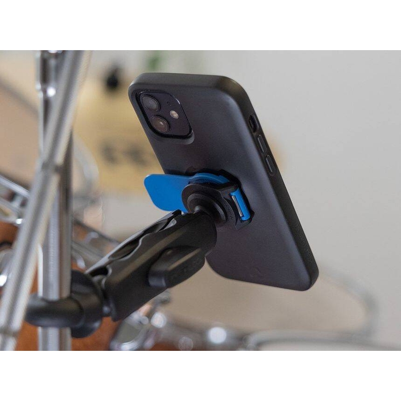 Βάση στήριξης τηλεφώνου Quad Lock® 360 με μοχλό απελευθέρωσης μπλε-μαύρο