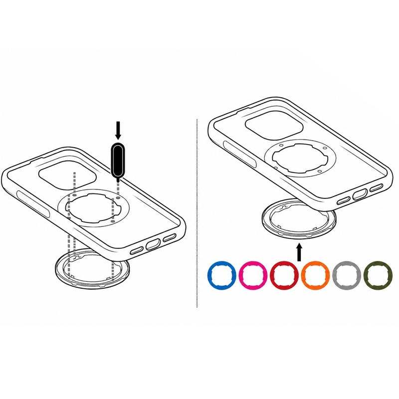 Δακτύλιος Quad Lock® MAG 2 γκρι