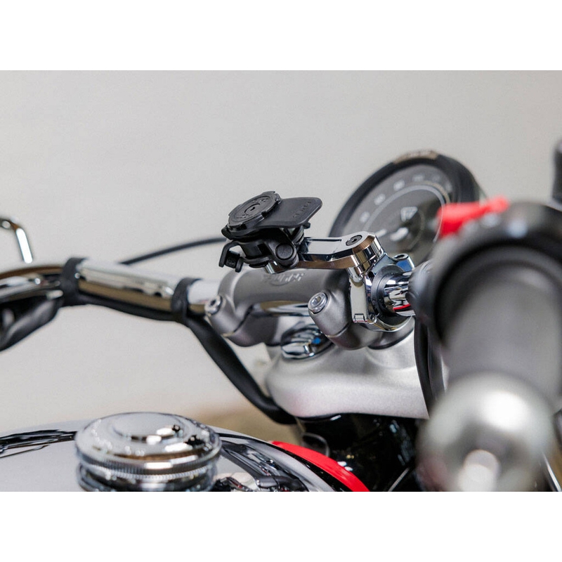 Βάση τιμονιού Quad Lock® PRO για τηλέφωνο, χρωμιωμένη