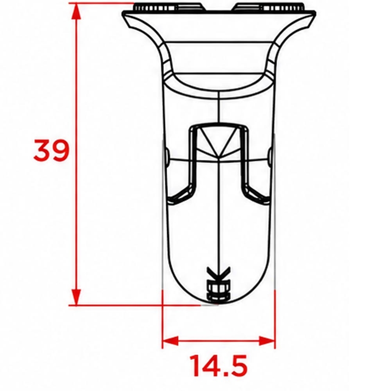 Βάση στήριξης τηλεφώνου Quad Lock® 360 V2 για μικρό τηλέφωνο, μαύρη