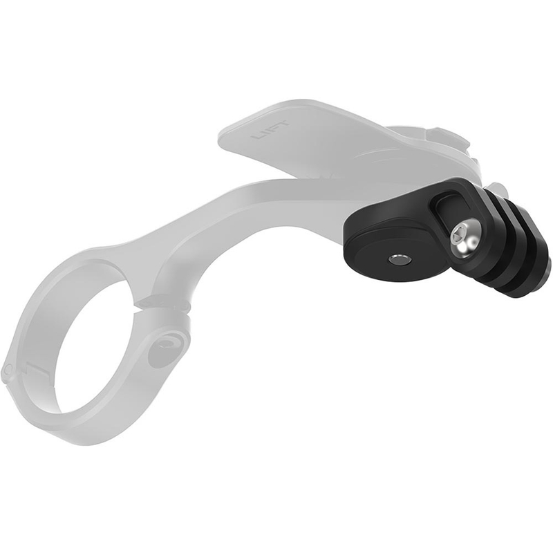 Κάμερα δράσης/προσαρμογέας φωτός Quad Lock® σε μαύρο χρώμα