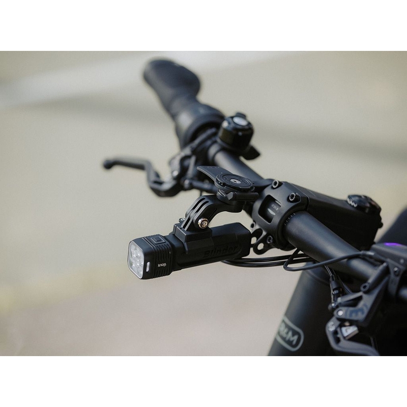 Κάμερα δράσης/προσαρμογέας φωτός Quad Lock® σε μαύρο χρώμα