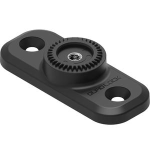 Επίπεδη ορθογώνια βάση Quad Lock® 360 2 οπών, μαύρη