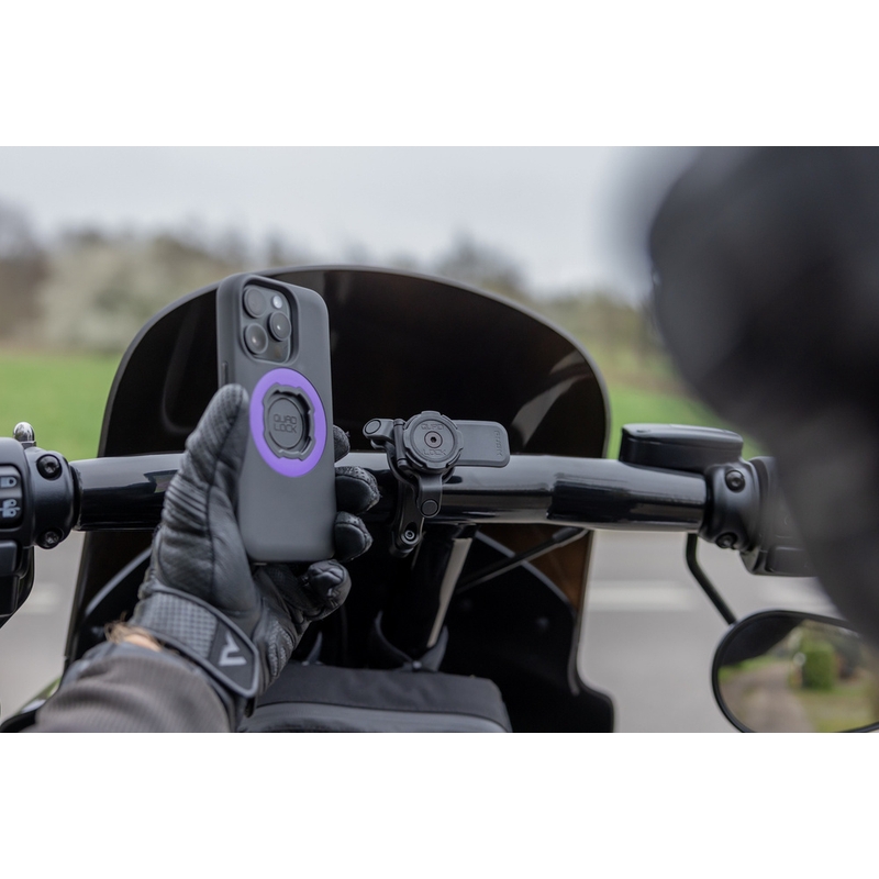 Μεγάλη βάση τηλεφώνου Quad Lock® PRO για τιμόνι, μαύρη
