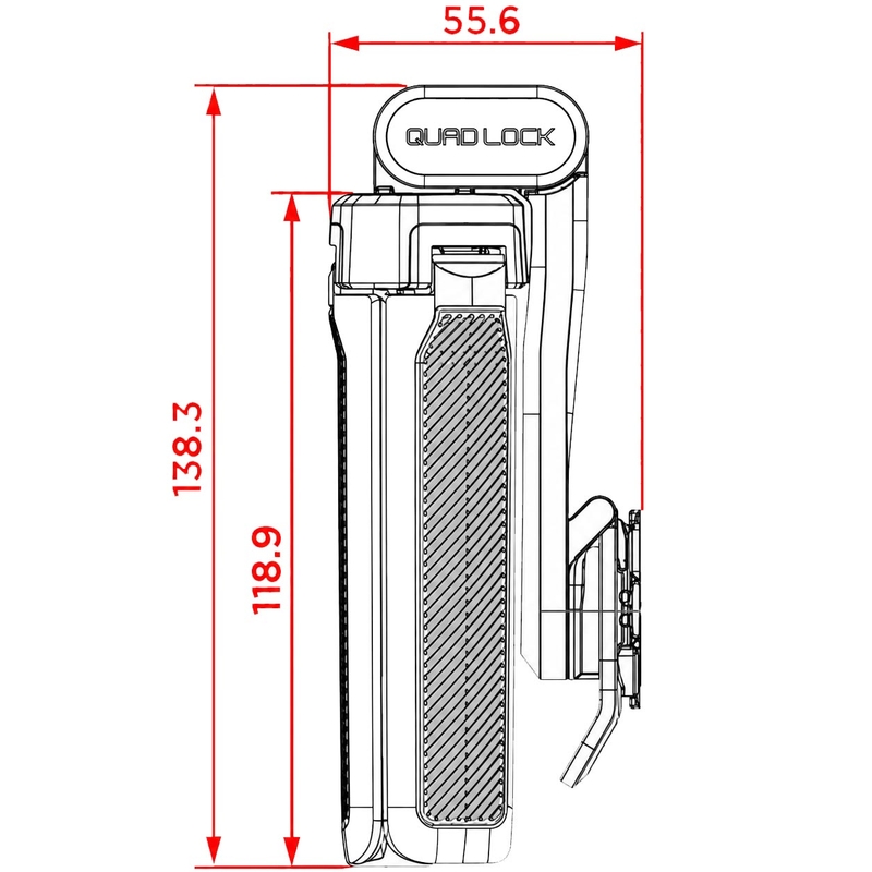 Τρίποδο Quad Lock® μαύρο
