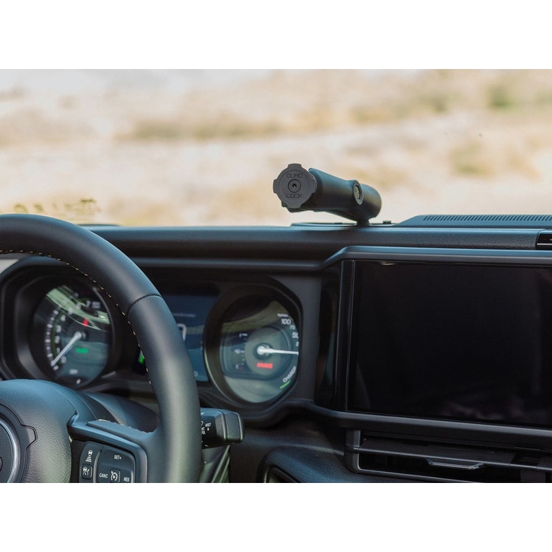 Quad Lock® Car - Αντάπτορες με καπάκια σφαιρικής κορυφής μαύροι