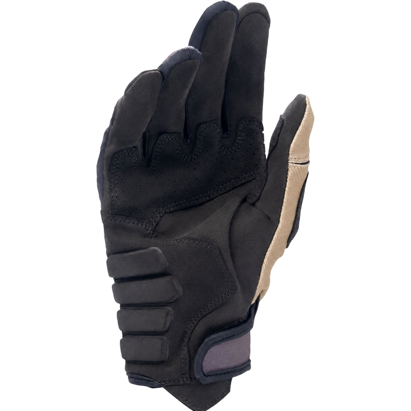 Alpinestars Techdura γάντια motocross μαύρο-καφέ-φλούο κόκκινο
