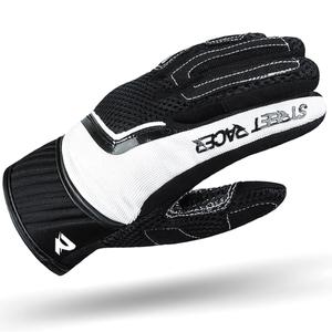 Γάντια Μοτοσικλέτας Κόλπων Street Racer Μαύρο-Λευκό