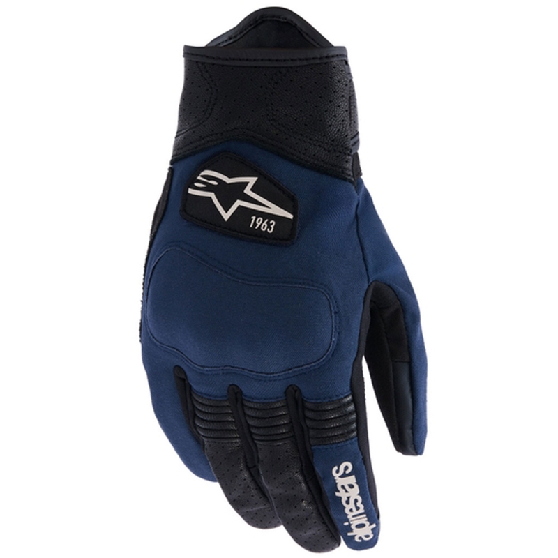 Γάντια μοτοσικλέτας Alpinestars Tracker σκούρο μπλε-μαύρο