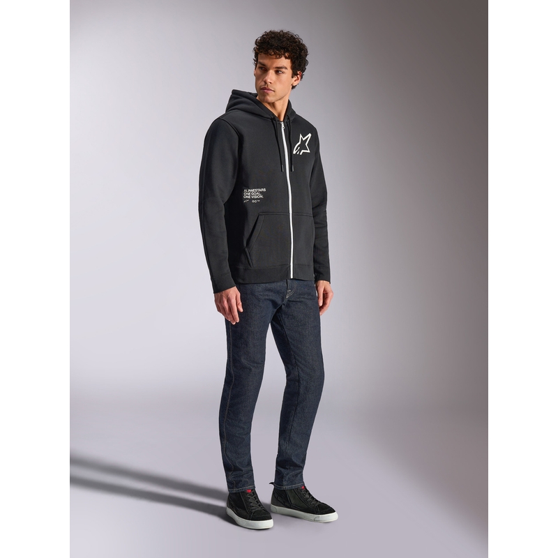 Φούτερ Alpinestars με εγκάρσια μπλούζα, μαύρο