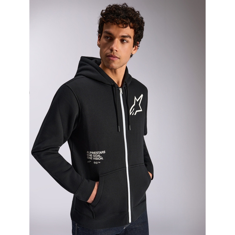 Φούτερ Alpinestars με εγκάρσια μπλούζα, μαύρο