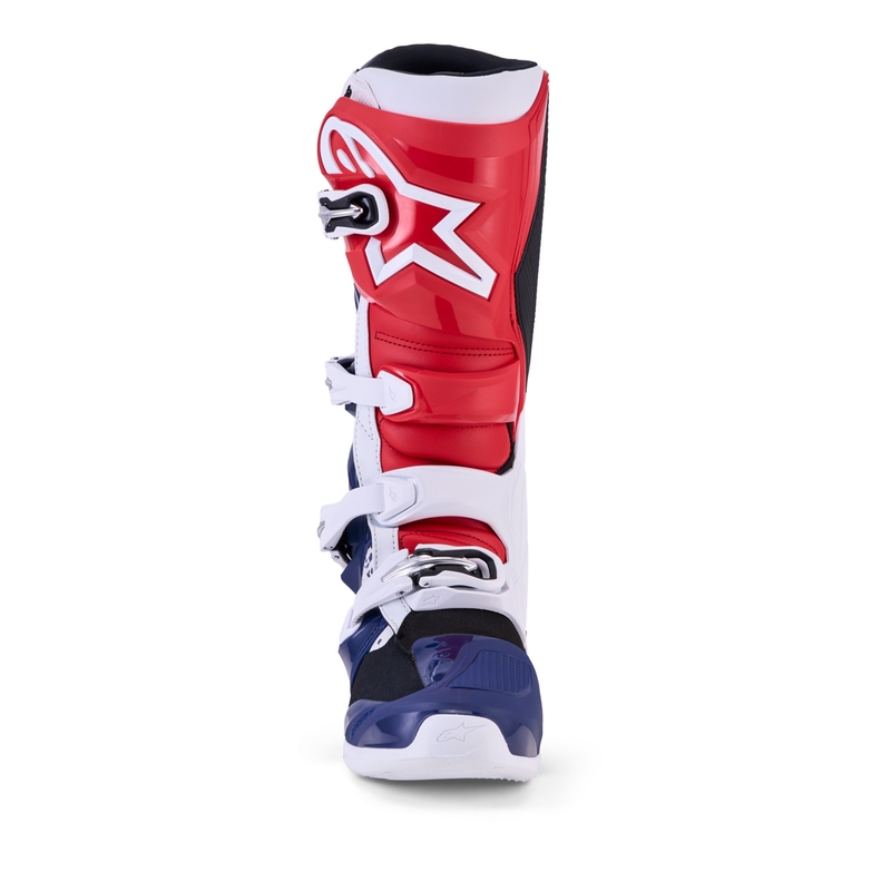 Μπότες motocross Alpinestars TECH 7 UNITY κόκκινο-λευκό-μπλε