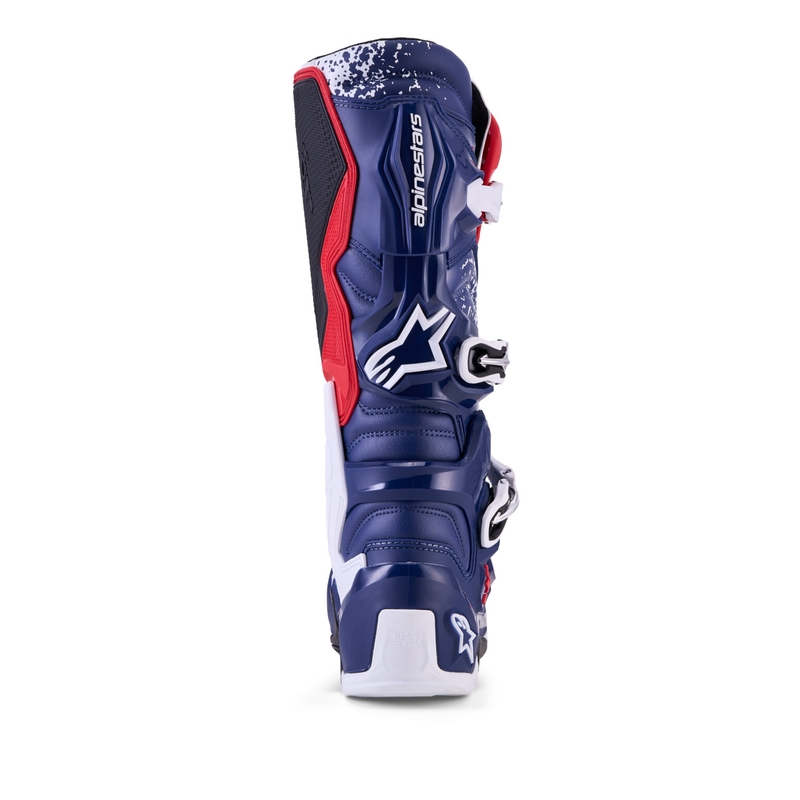 Μπότες motocross Alpinestars TECH 7 UNITY κόκκινο-λευκό-μπλε