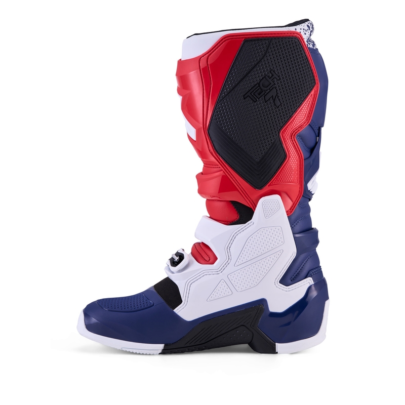 Μπότες motocross Alpinestars TECH 7 UNITY κόκκινο-λευκό-μπλε