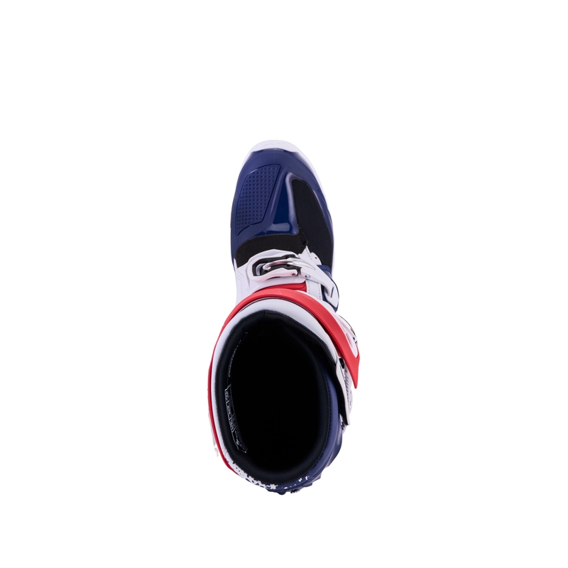 Μπότες motocross Alpinestars TECH 7 UNITY κόκκινο-λευκό-μπλε
