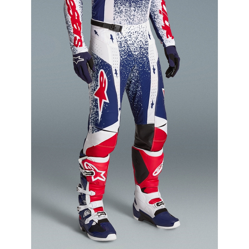 Παντελόνι Motocross Alpinestars Techstar Limited Edition Unity Κόκκινο-Λευκό-Μπλε