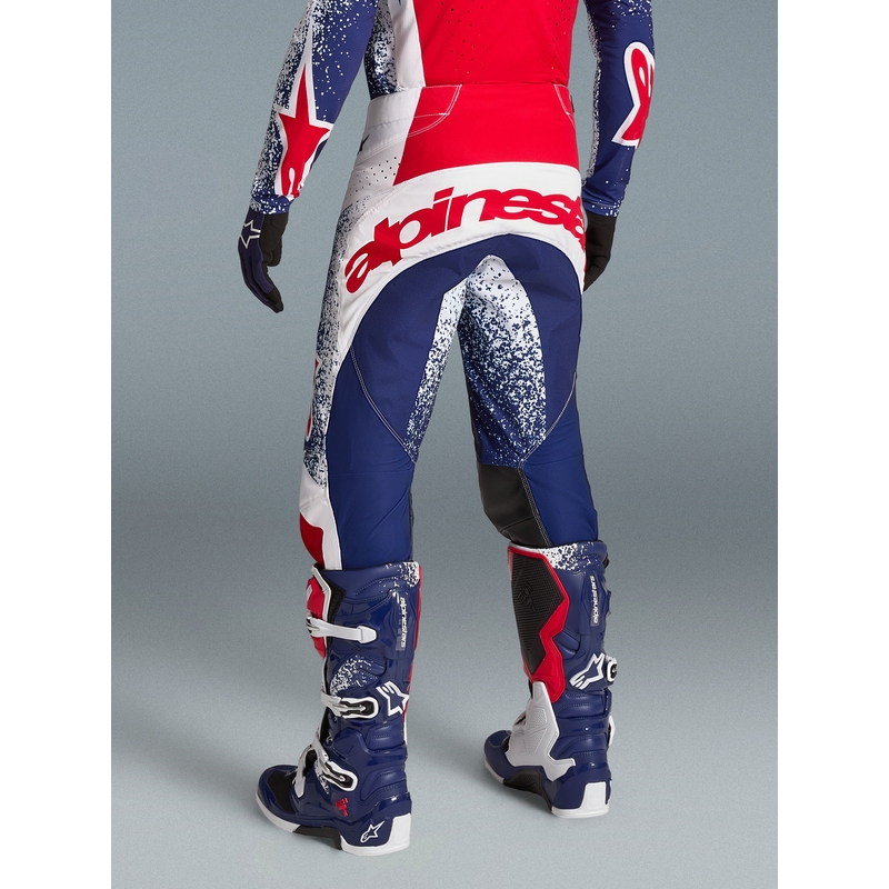 Παντελόνι Motocross Alpinestars Techstar Limited Edition Unity Κόκκινο-Λευκό-Μπλε
