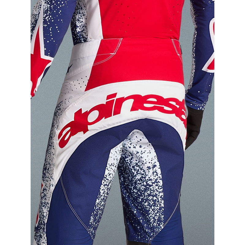 Παντελόνι Motocross Alpinestars Techstar Limited Edition Unity Κόκκινο-Λευκό-Μπλε