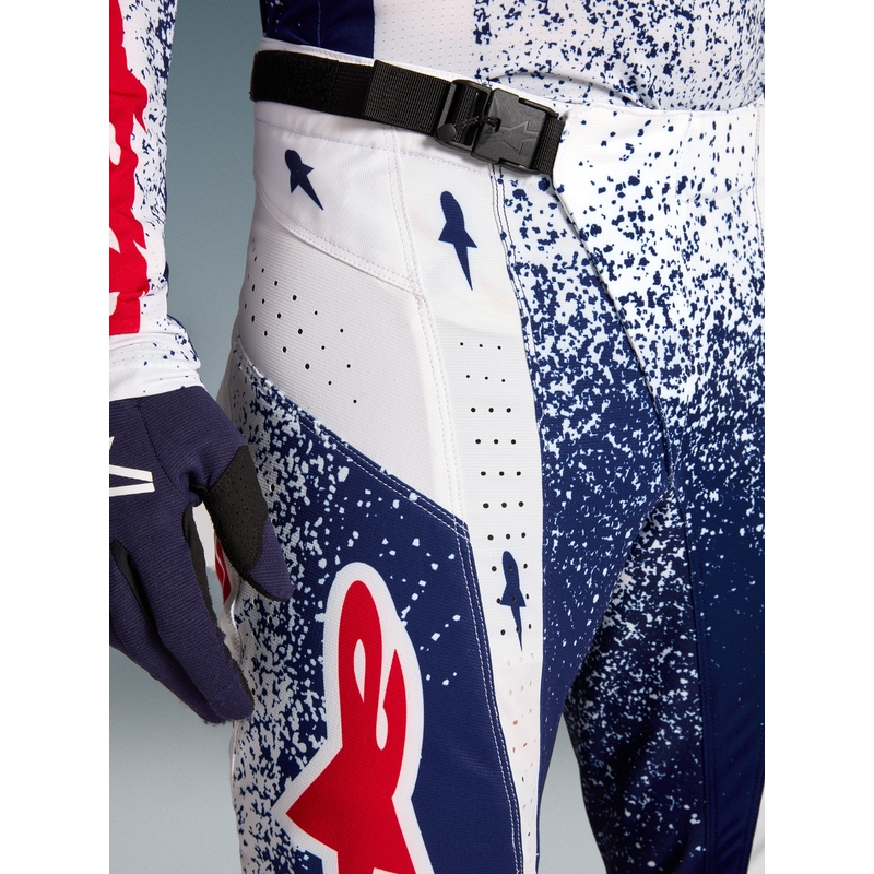 Παντελόνι Motocross Alpinestars Techstar Limited Edition Unity Κόκκινο-Λευκό-Μπλε
