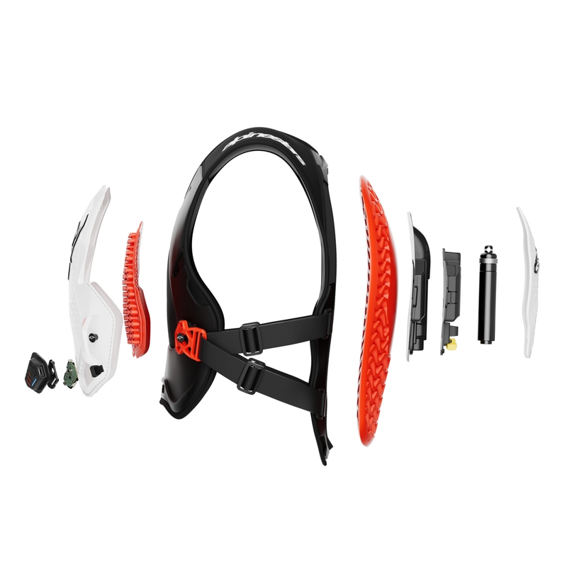 Γιλέκο αερόσακου Alpinestars TECH-AIR®MX Plasma λευκό-μαύρο-κόκκινο