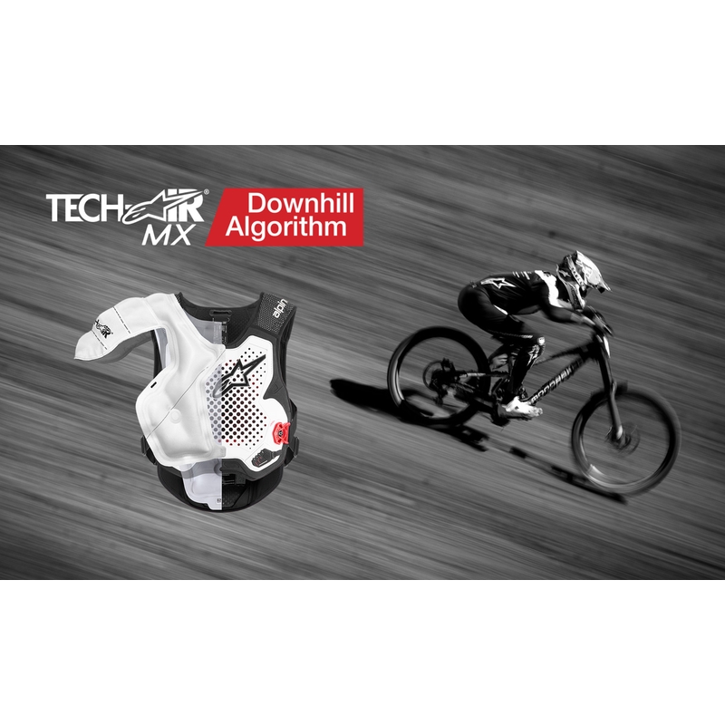 Γιλέκο αερόσακου Alpinestars TECH-AIR®MX Plasma λευκό-μαύρο-κόκκινο