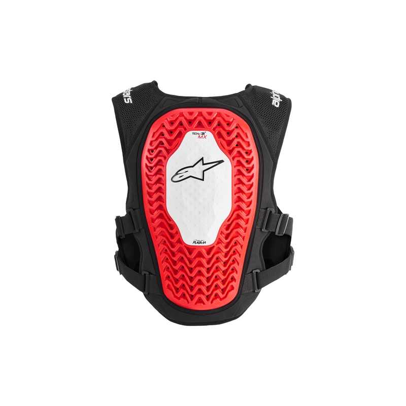 Γιλέκο αερόσακου Alpinestars TECH-AIR®MX Plasma λευκό-μαύρο-κόκκινο
