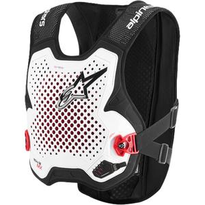 Γιλέκο αερόσακου Alpinestars TECH-AIR®MX Plasma λευκό-μαύρο-κόκκινο