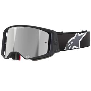 Alpinestars Supertech Corp Γυαλιά Motocross μαύρα και γκρι με ασημί φακό