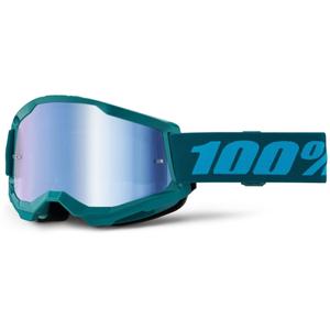 Γυαλιά Motocross 100% STRATA 2 New Stone blue (μπλε plexi)