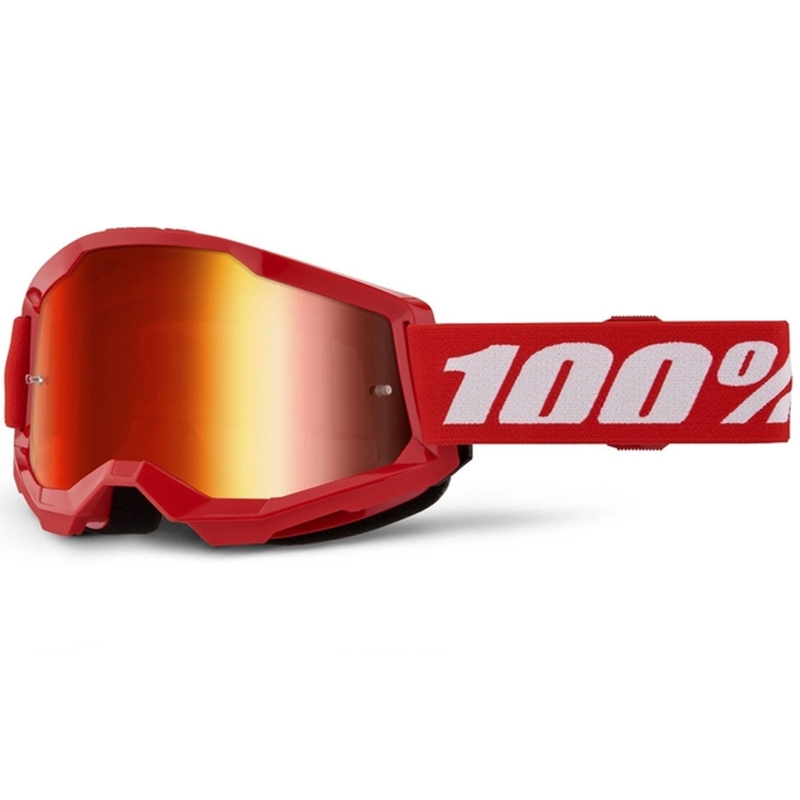 Γυαλιά Motocross 100% STRATA 2 Νέα κόκκινα (κόκκινο plexi)