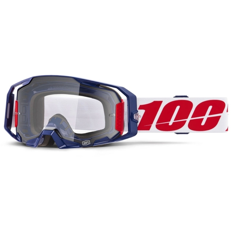 Γυαλιά Motocross 100% ARmatic Mach Z με διαφανές plexi