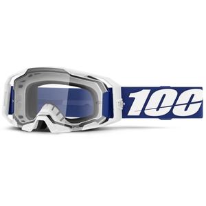 Γυαλιά motocross 100% ARmatic μπλε με διαφανές plexi