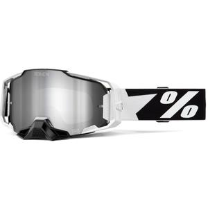 Γυαλιά Motocross 100% - ΗΠΑ ARMEGA Renen ασημί plexi