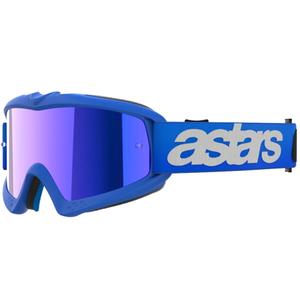 Alpinestars Vision Youth Blaze μπλε παιδικά γυαλιά motocross με μπλε φακό με καθρέφτη