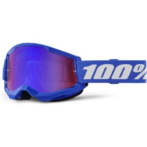 Παιδικά γυαλιά motocross 100% STRATA 2 μπλε κόκκινο-μπλε plexi