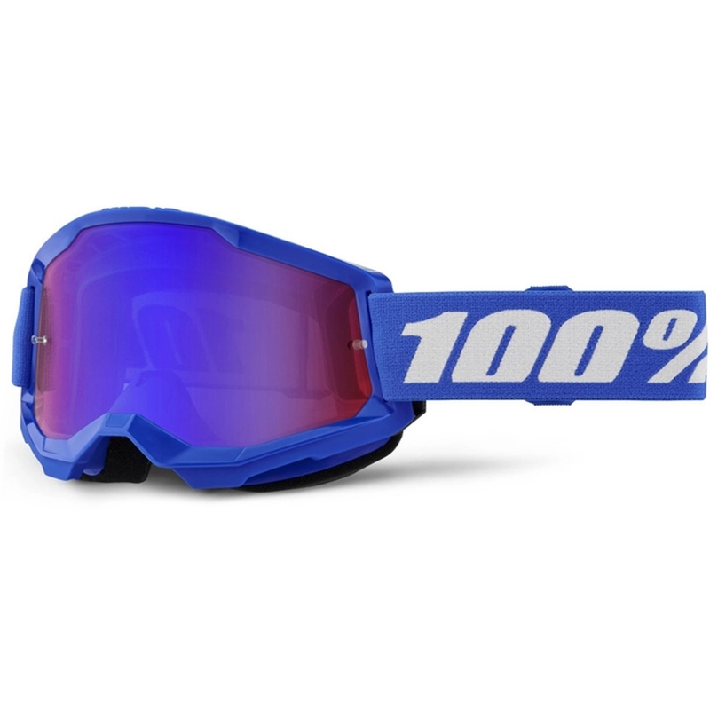 Παιδικά γυαλιά motocross 100% STRATA 2 μπλε κόκκινο-μπλε plexi