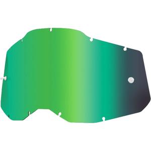 Plexi 100% Racecraft 2/Accuri 2/Strata 2 πράσινο καθρέφτη (Anti-fog)
