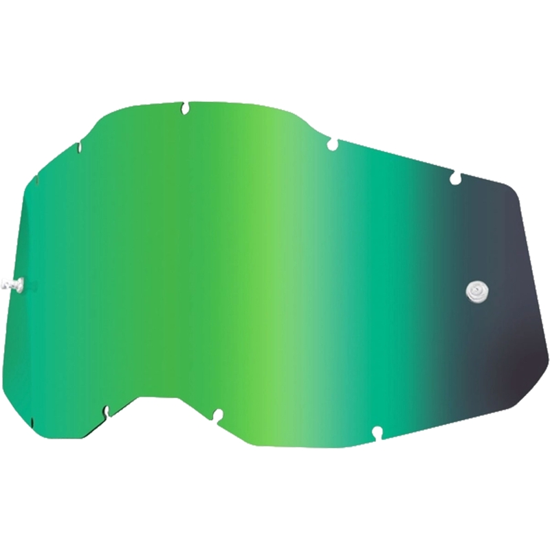 Plexi 100% Racecraft 2/Accuri 2/Strata 2 πράσινο καθρέφτη (Anti-fog)