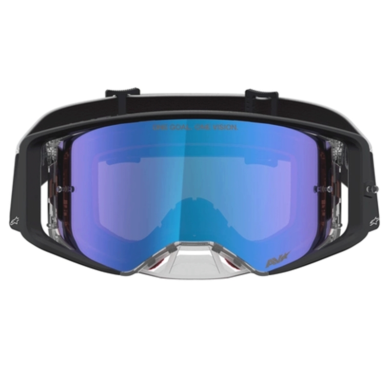 Γυαλιά motocross Alpinestars Supertech Atrox μαύρο-ασημί