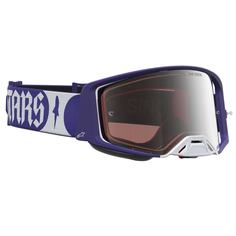 Γυαλιά motocross Alpinestars Supertech Atrox μπλε-λευκό