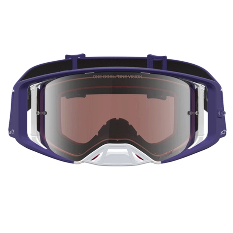 Γυαλιά motocross Alpinestars Supertech Atrox μπλε-λευκό