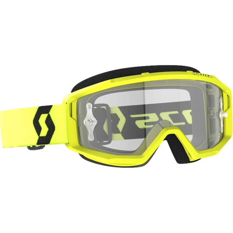 Γυαλιά motocross SCOTT PRIMAL CLEAR μαύρο-κίτρινο φλούο