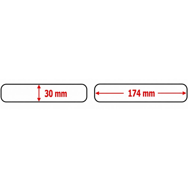 Σετ αυτοκόλλητων Print Universal Kit Medium HDR283 διαφανές