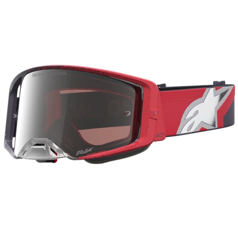 Γυαλιά motocross Alpinestars Supertech μαύρο-κόκκινο