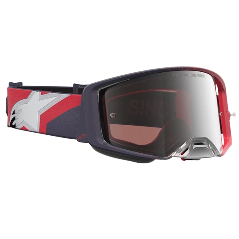 Γυαλιά motocross Alpinestars Supertech μαύρο-κόκκινο
