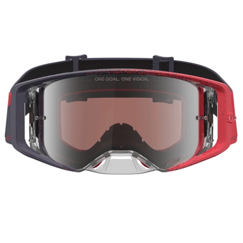 Γυαλιά motocross Alpinestars Supertech μαύρο-κόκκινο
