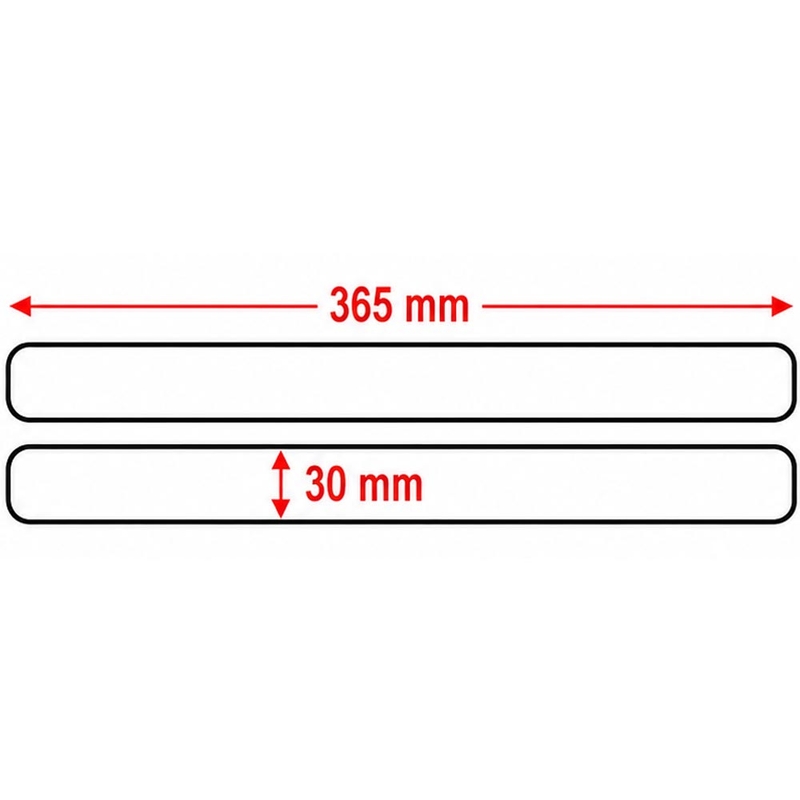 Σετ αυτοκόλλητων Print Universal Kit Big HDR285 μαύρο
